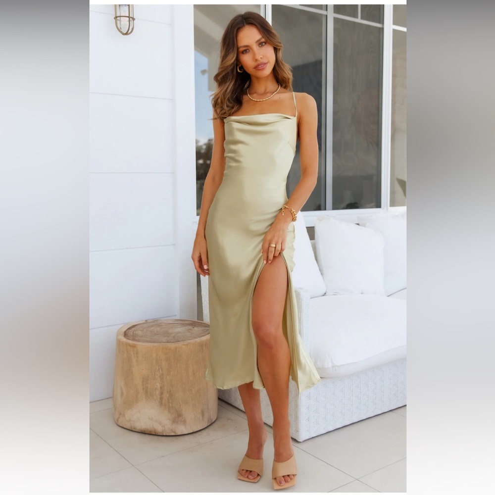 Hello Molly "Drinks On Me" midi dress - NWT
